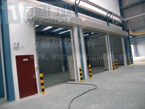 優(yōu)利比汽車(chē)金屬（常州）有限公司快速卷簾門(mén)安裝案例