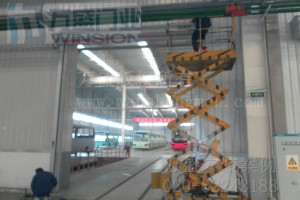 安徽江淮客車(chē)有限公司快速卷門(mén)安裝案例